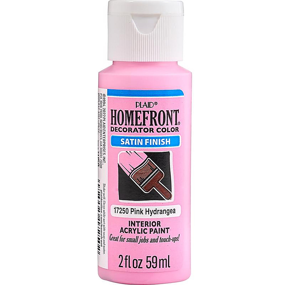 Homefront - 17250 - Satin Pink Hydrangea Hobby Paint 2 oz