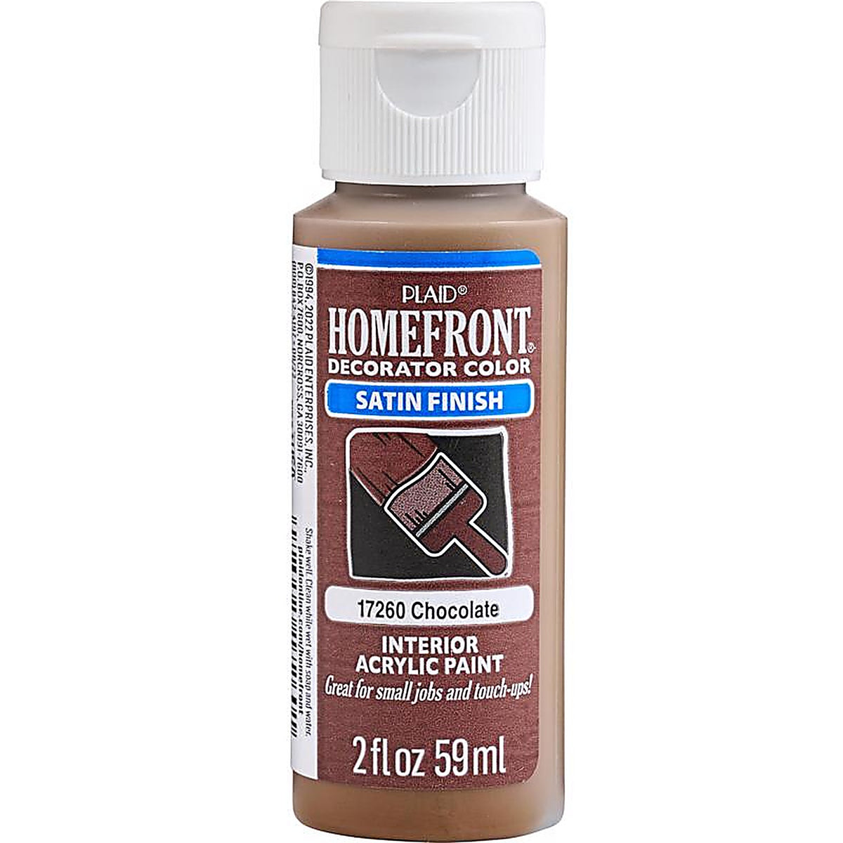 Homefront - 17260 - Satin Chocolate Hobby Paint 2 oz