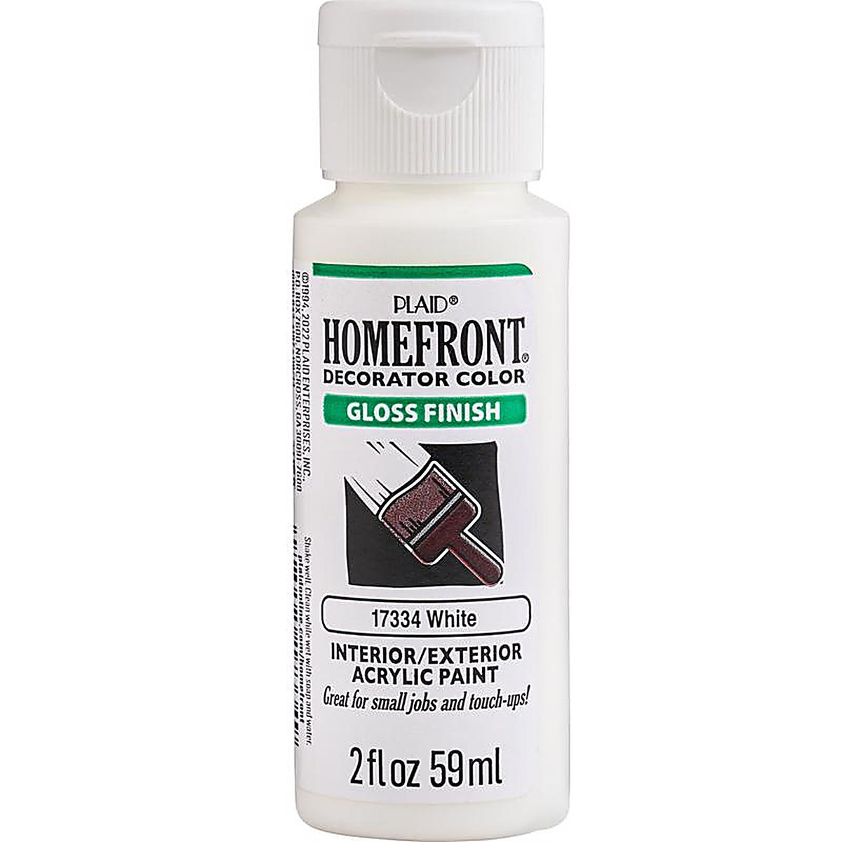 Homefront - 17334 - Gloss White Hobby Paint 2 oz