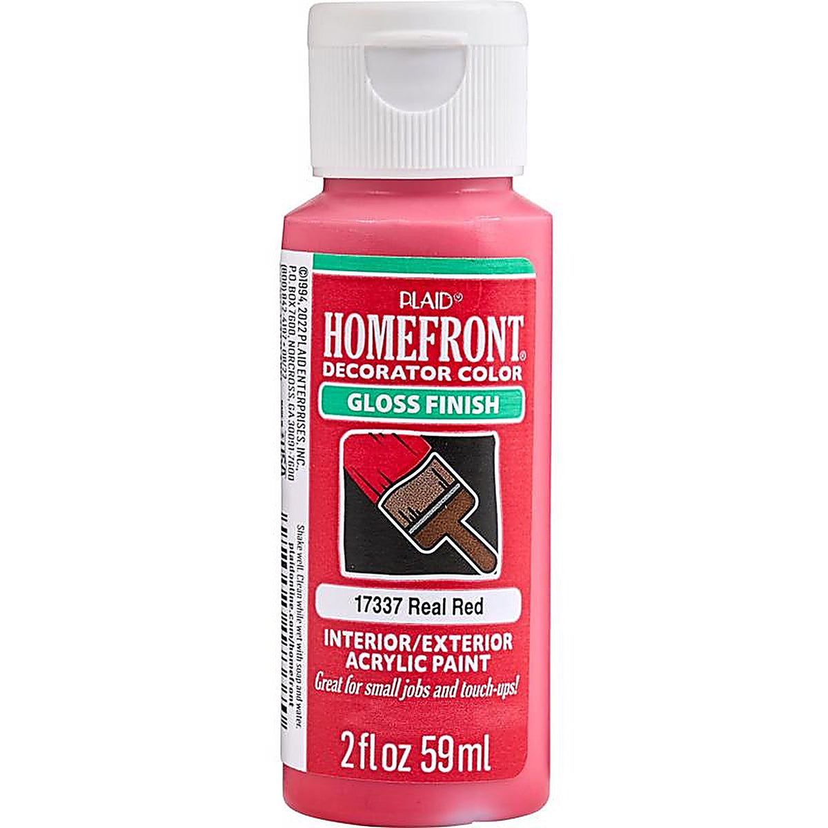 Homefront - 17337 - Gloss Real Red Hobby Paint 2 oz