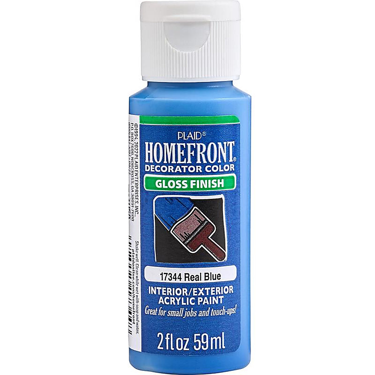 Homefront - 17344 - Gloss Real Blue Hobby Paint 2 oz