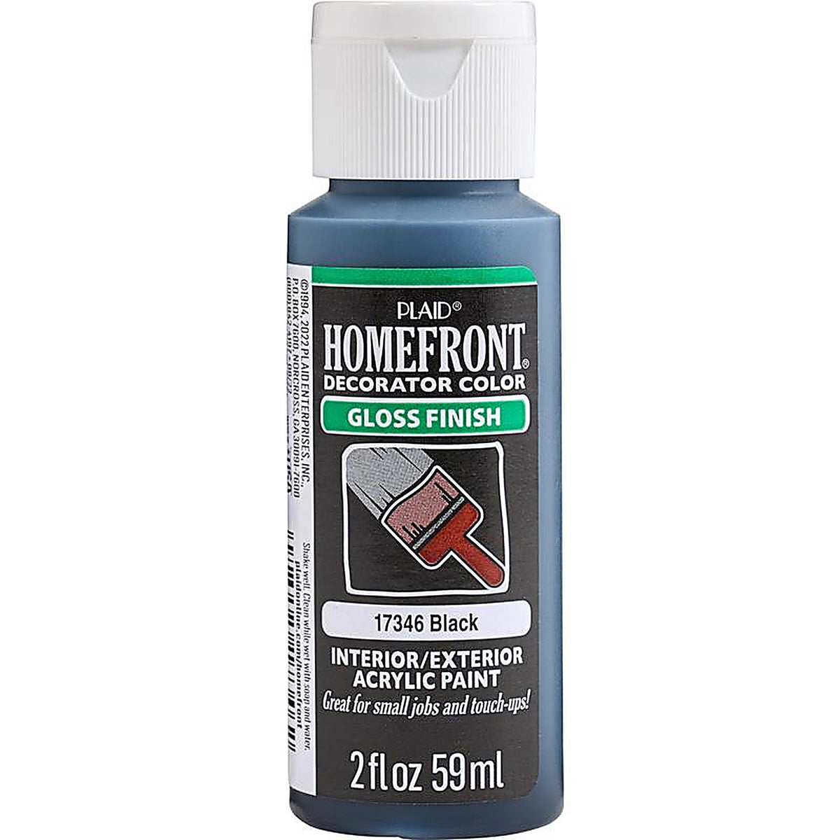 Homefront - 17346 - Gloss Black Hobby Paint 2 oz