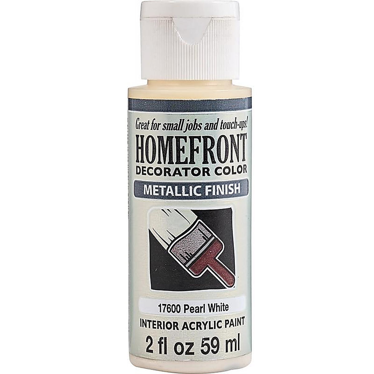 Homefront - 17600 - Metallic Pearl White Hobby Paint 2 oz