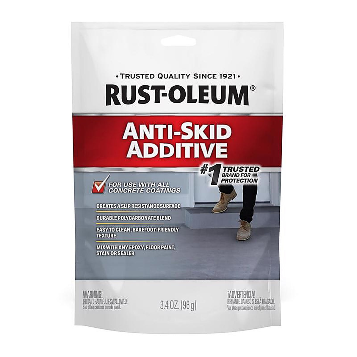 Rust-Oleum - 279847 - Indoor and Outdoor Clear Anti-Skid Additive 3.4 oz