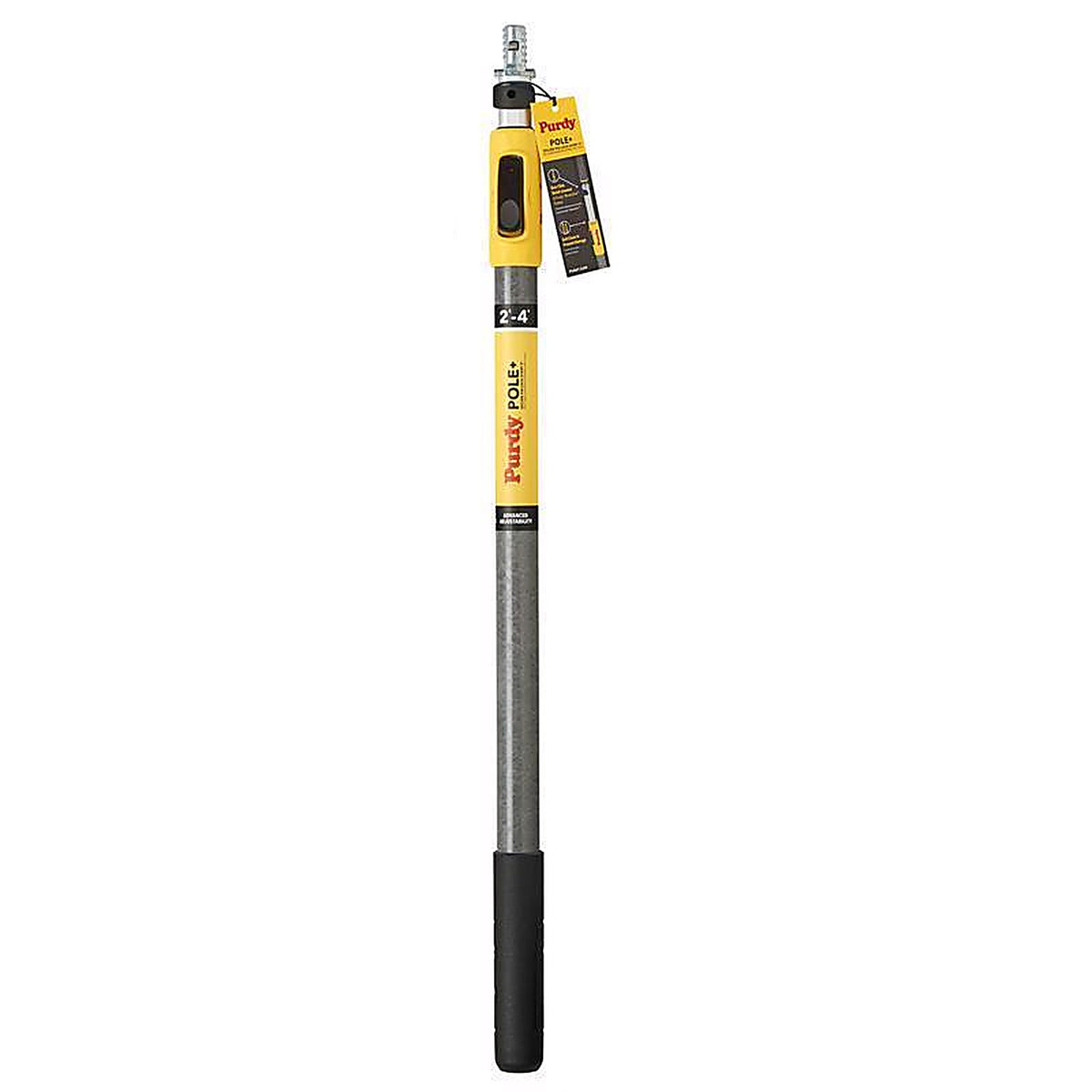 Purdy - 140855624 - POWER LOCK Telescoping 2-4 ft. L X 1 in. D Fiberglass Extension Pole