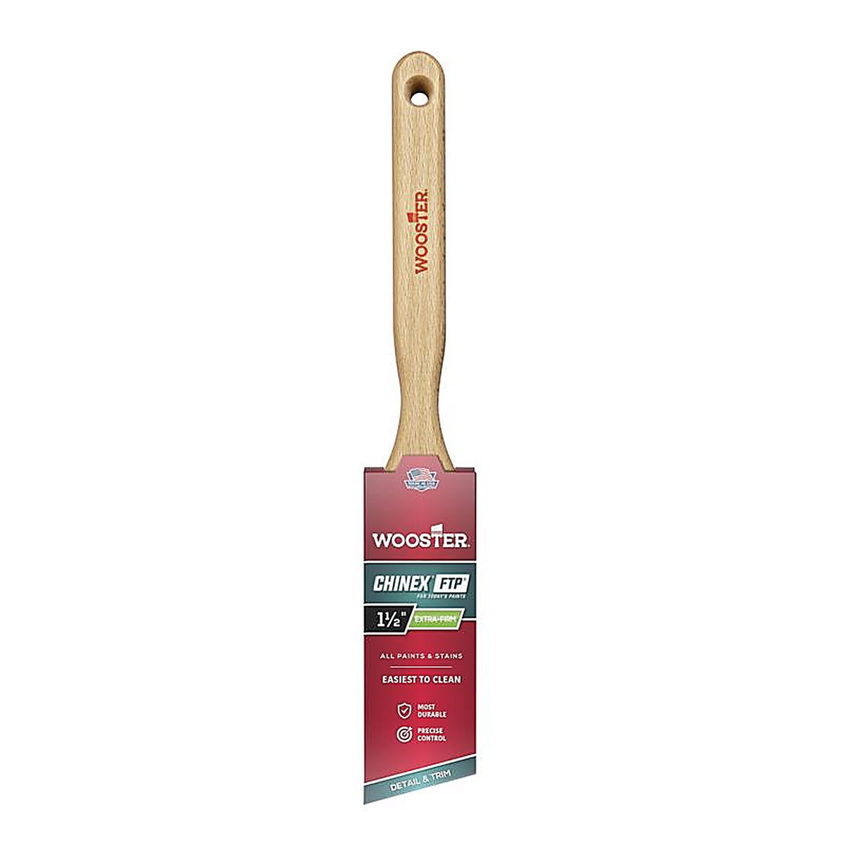 Wooster - 917066 - Chinex FTP 1-1/2 in. W Angle Trim Paint Brush