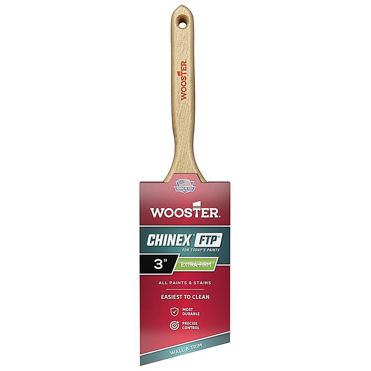 Wooster - 4410-3 - Chinex FTP 3 in. W Angle Trim Paint Brush