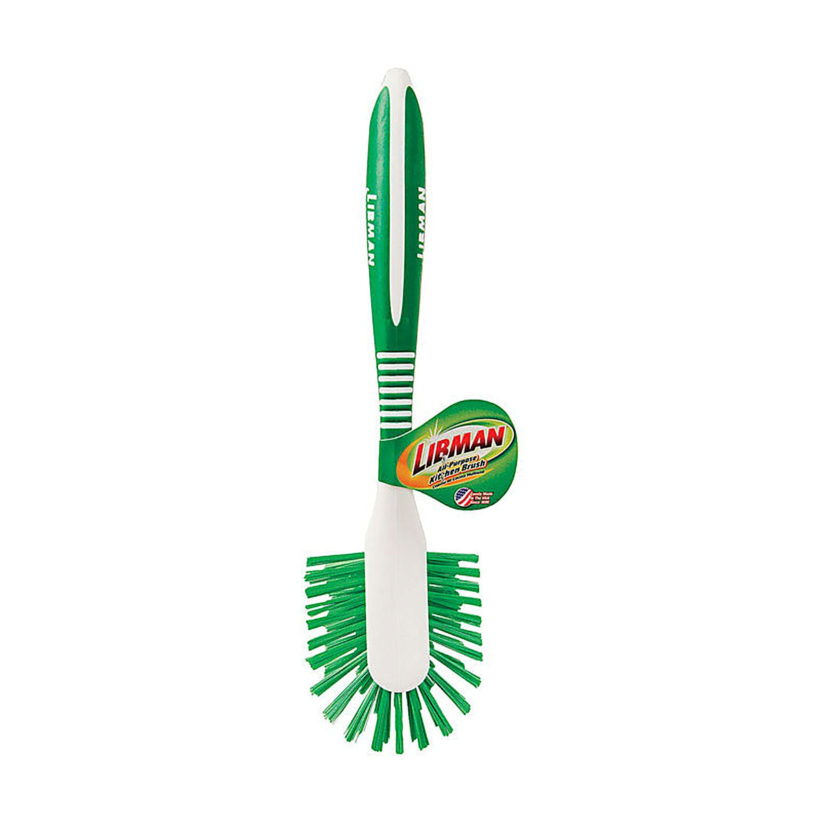Libman - 1043 - 2.4 in. W Hard Bristle 8 in. Plastic/Rubber Handle Kitchen Brush