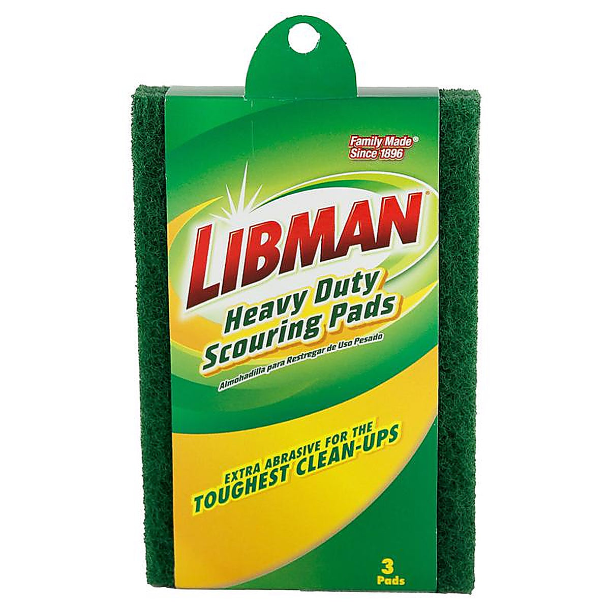 Libman - 66 - Heavy Duty Scouring Pad For Multi-Purpose 6 in. L 3 pk