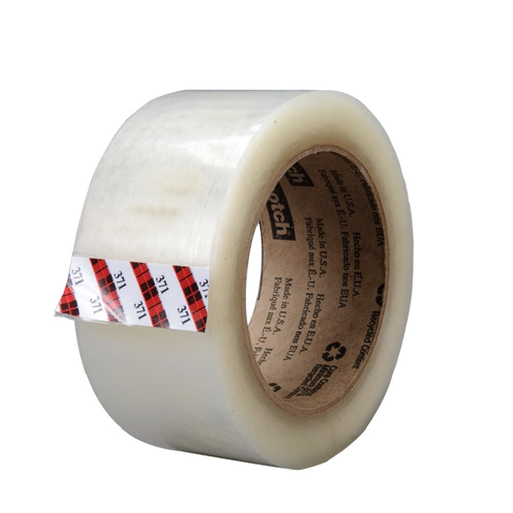 3M|15873|Scotch Box Sealing Tape 371, Clear, 48 mm x 100 m