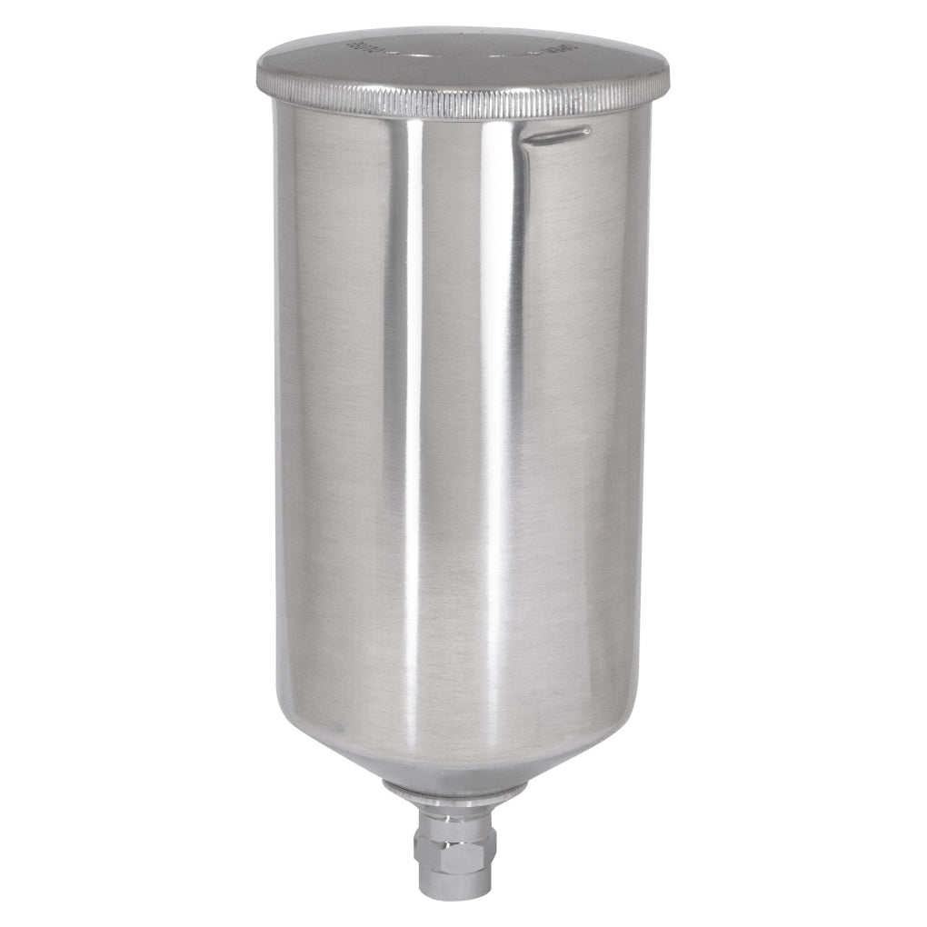 AES|159|Spray Cup with Twist - Lock Lid, 1 L, Aluminum, For All Standard Gravity Feed Spray Gun