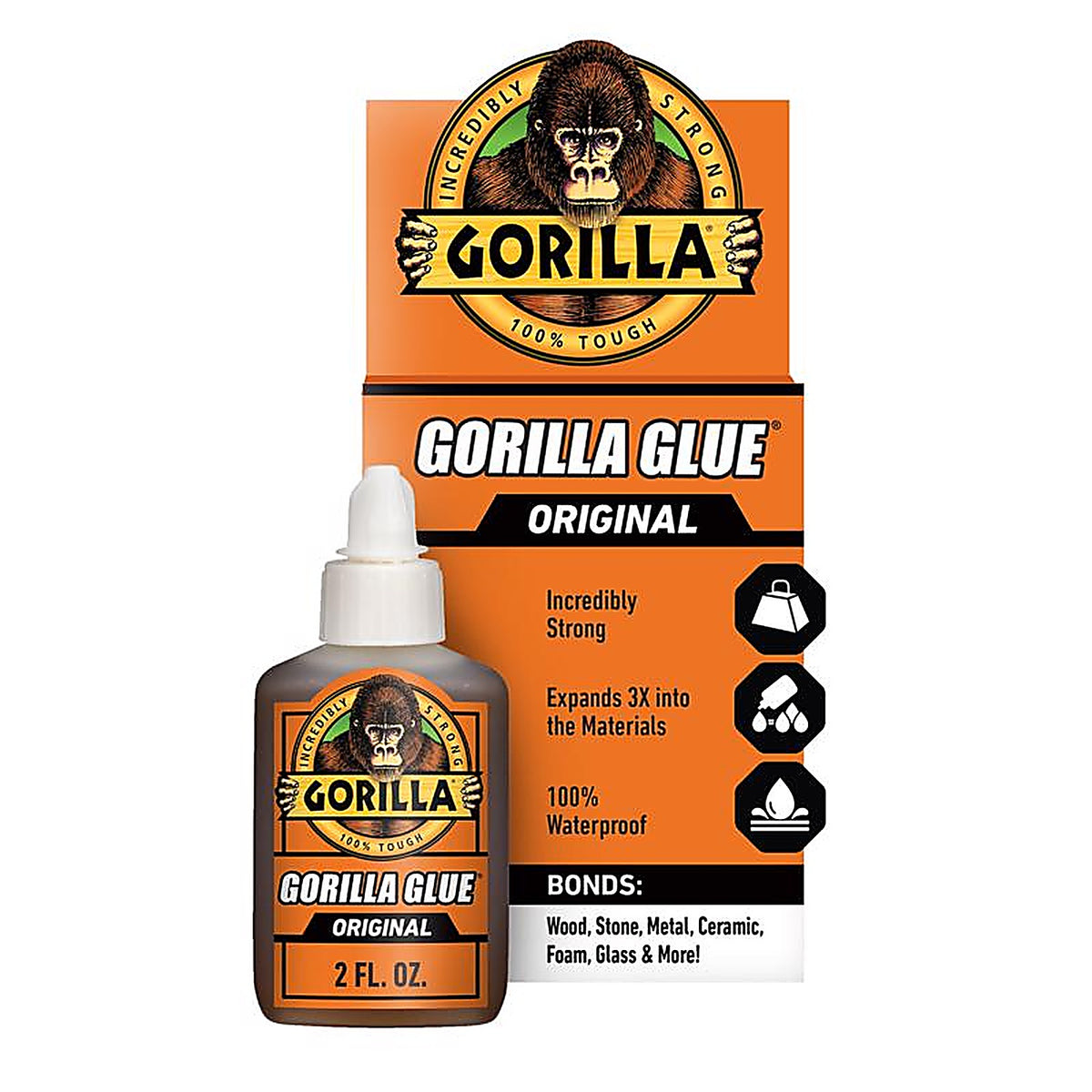 Gorilla - 5000201 - Glue 2 oz,High Strength Glue Original