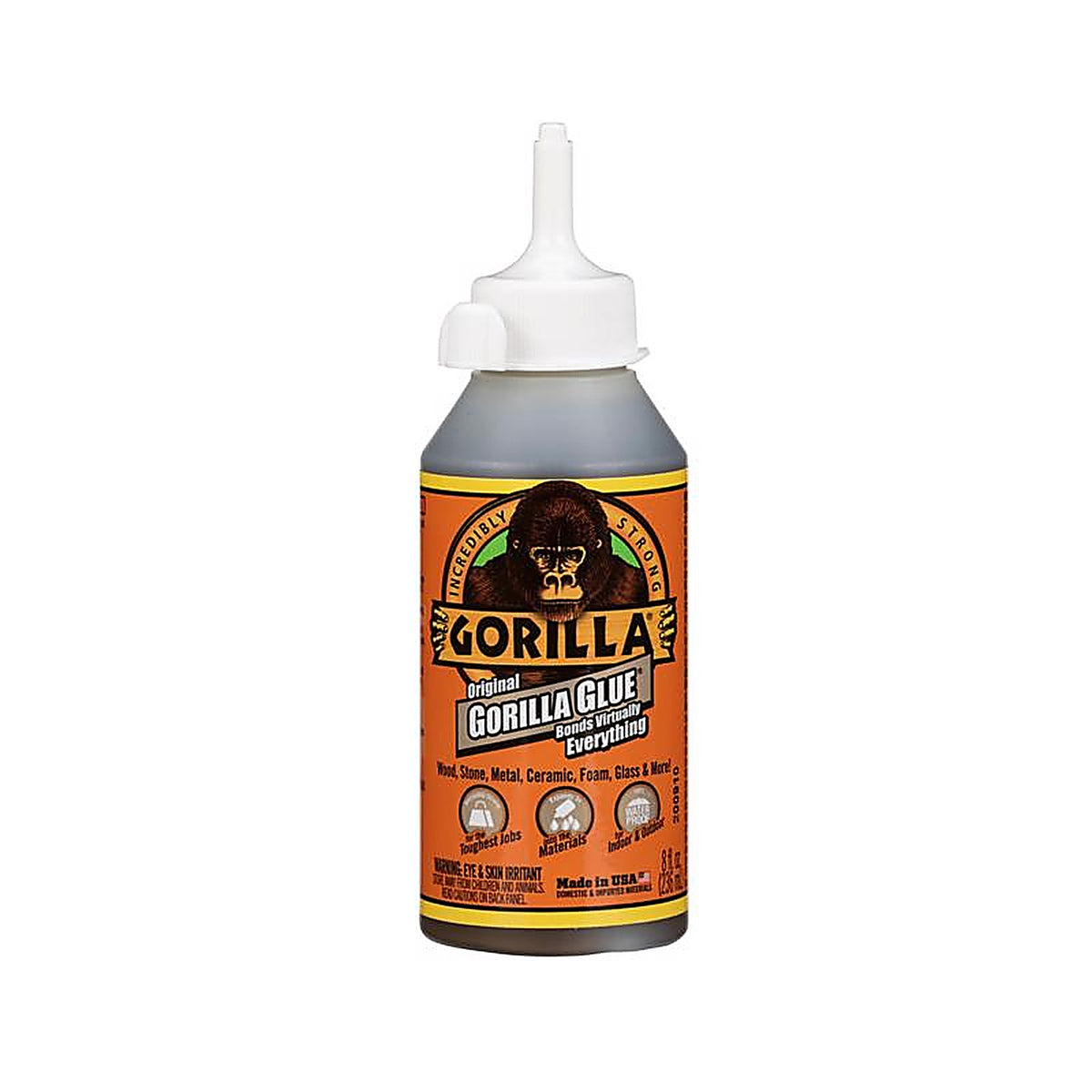 Gorilla - 5000806 - Glue 8 oz,High Strength Polyurethane Original