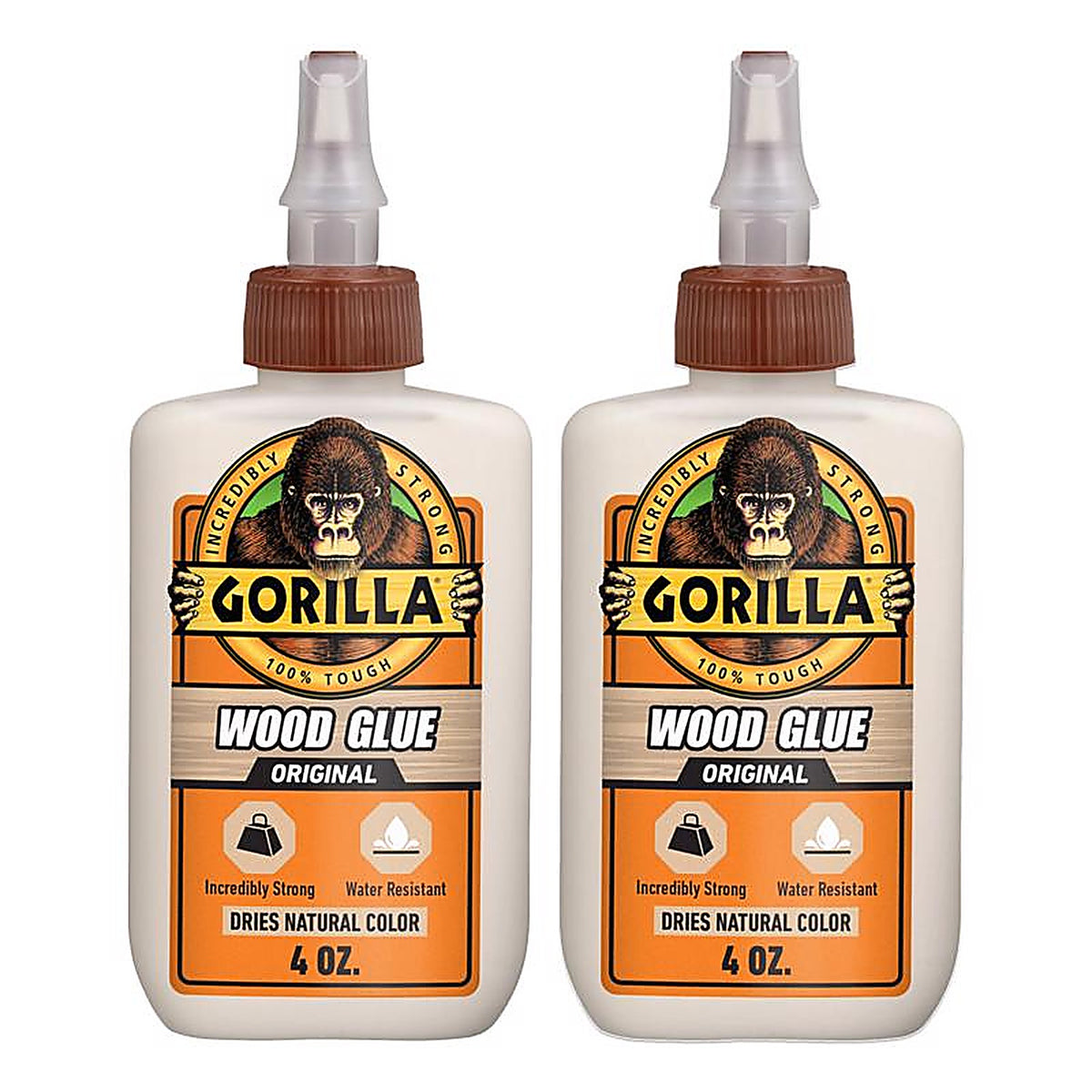 Gorilla - 6202003 - Light Tan Wood Glue 4 oz