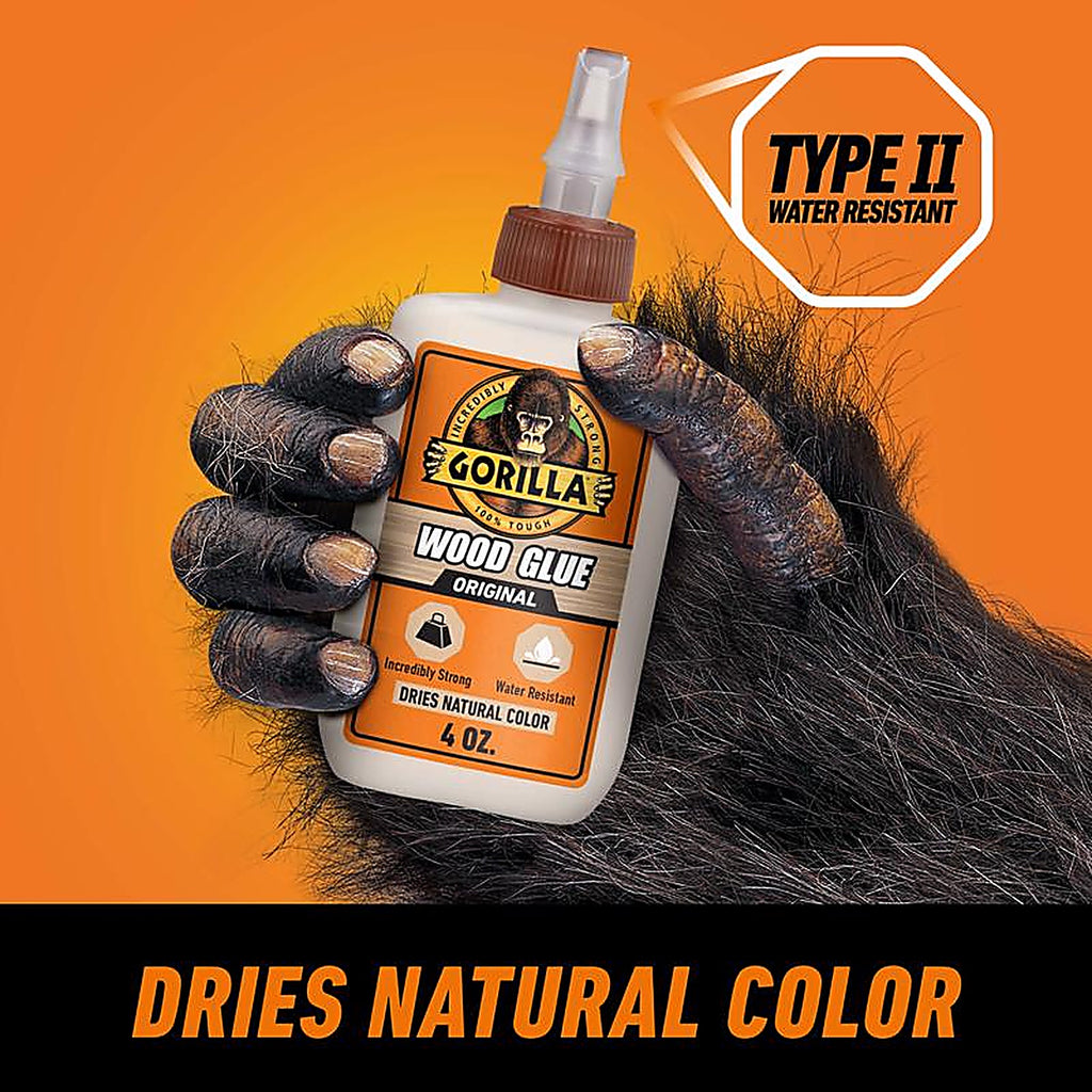 Gorilla - 6202003 - Light Tan Wood Glue 4 oz