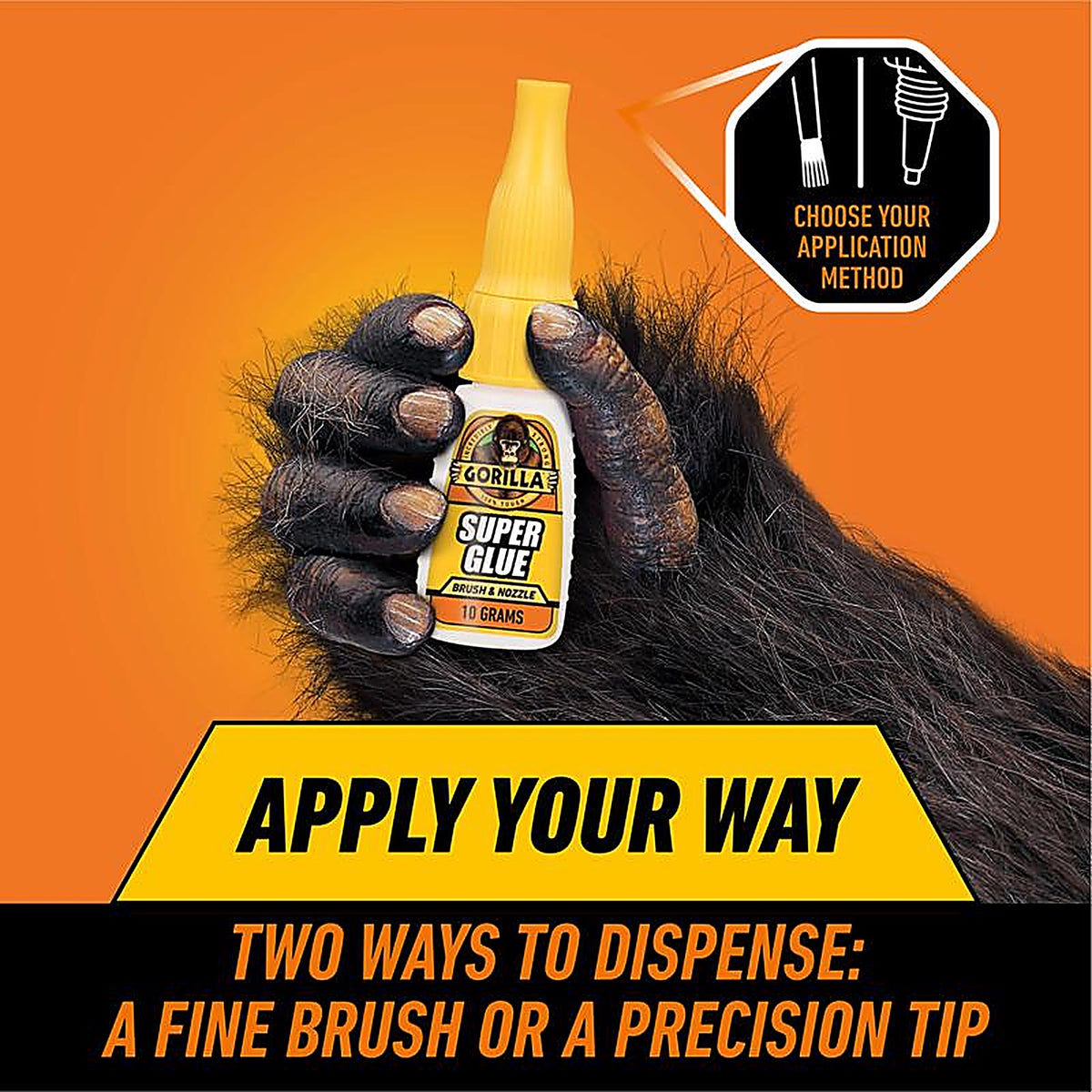 Gorilla - 7500102 - High Strength Glue Super Glue 0.35 oz