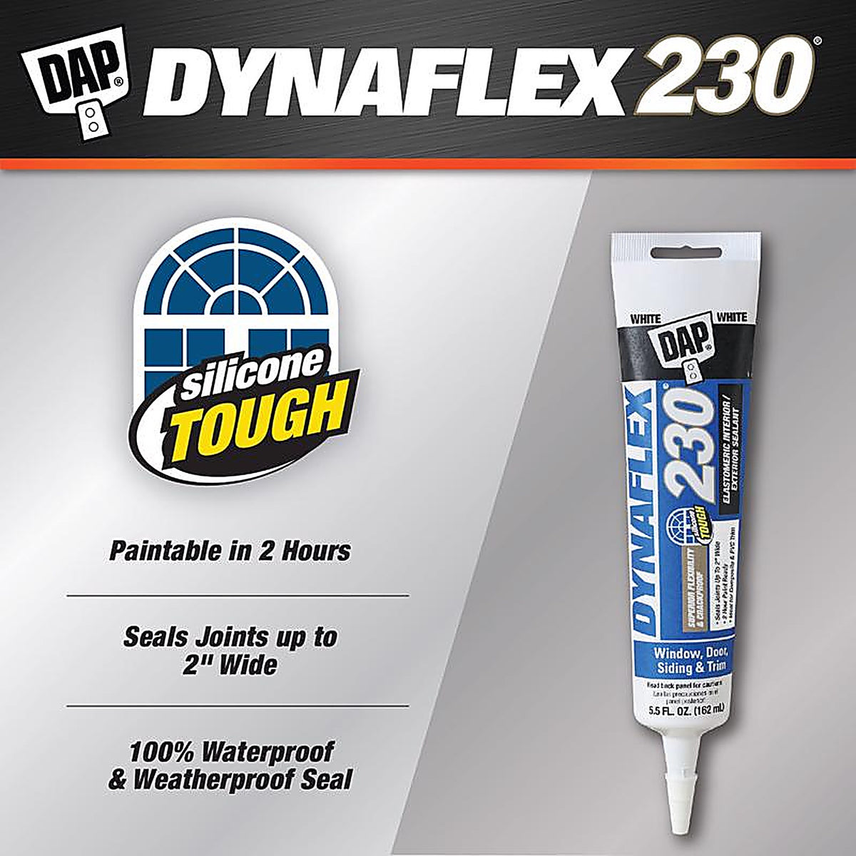 DAP - 7079818886 - Dynaflex 230 White Premium Latex Sealant 5.5 oz