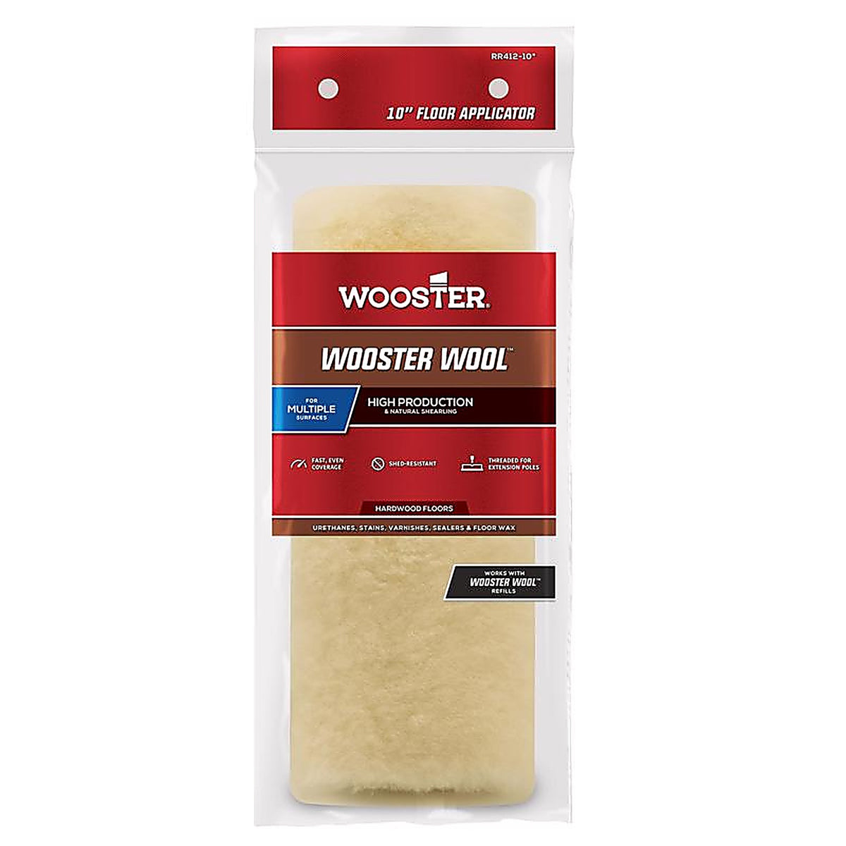 Wooster - RR412-10 - 1/2 in. Floor Applicator For Smooth Surfaces