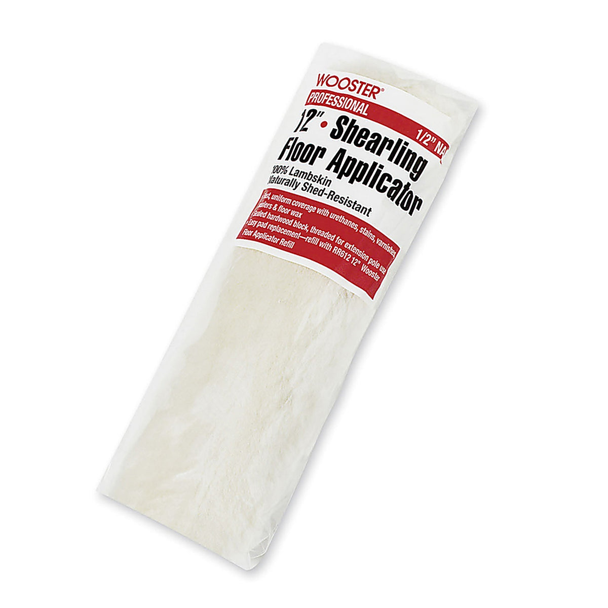 Wooster - RR412-12 - 1/2 in. Shearling Floor Applicator For Smooth Surfaces