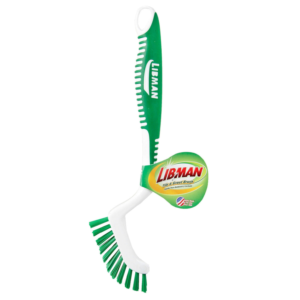 Libman - 18 - 0.625 in. W Hard Bristle 6.25 in. Polypropylene Handle Grout and Tile Brush
