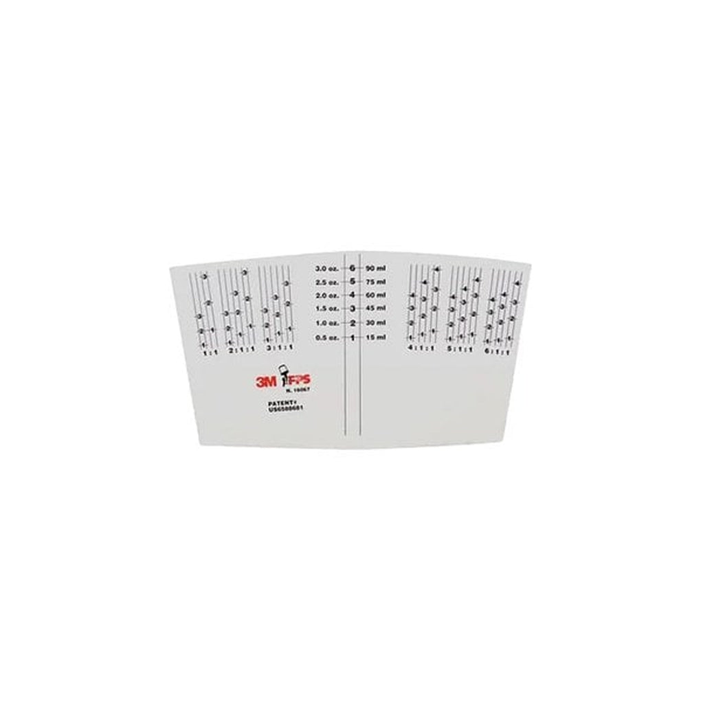 3M - 16067 - PPS Mix Ratio Insert - Generic, 3 oz - 50/Pack - 60455050173