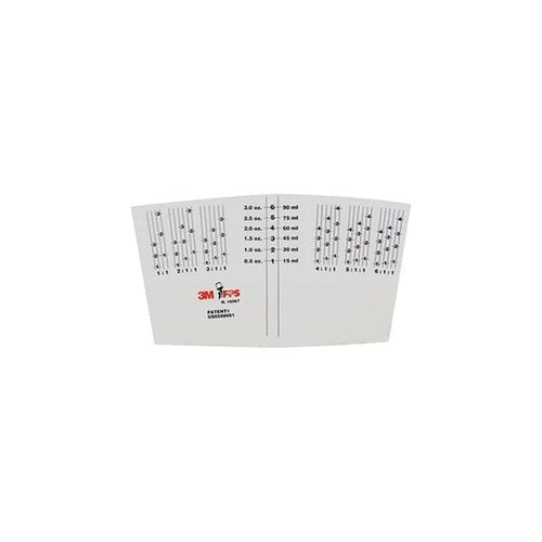 3M - 16067 - PPS Mix Ratio Insert - Generic, 3 oz - 50/Pack - 60455050173