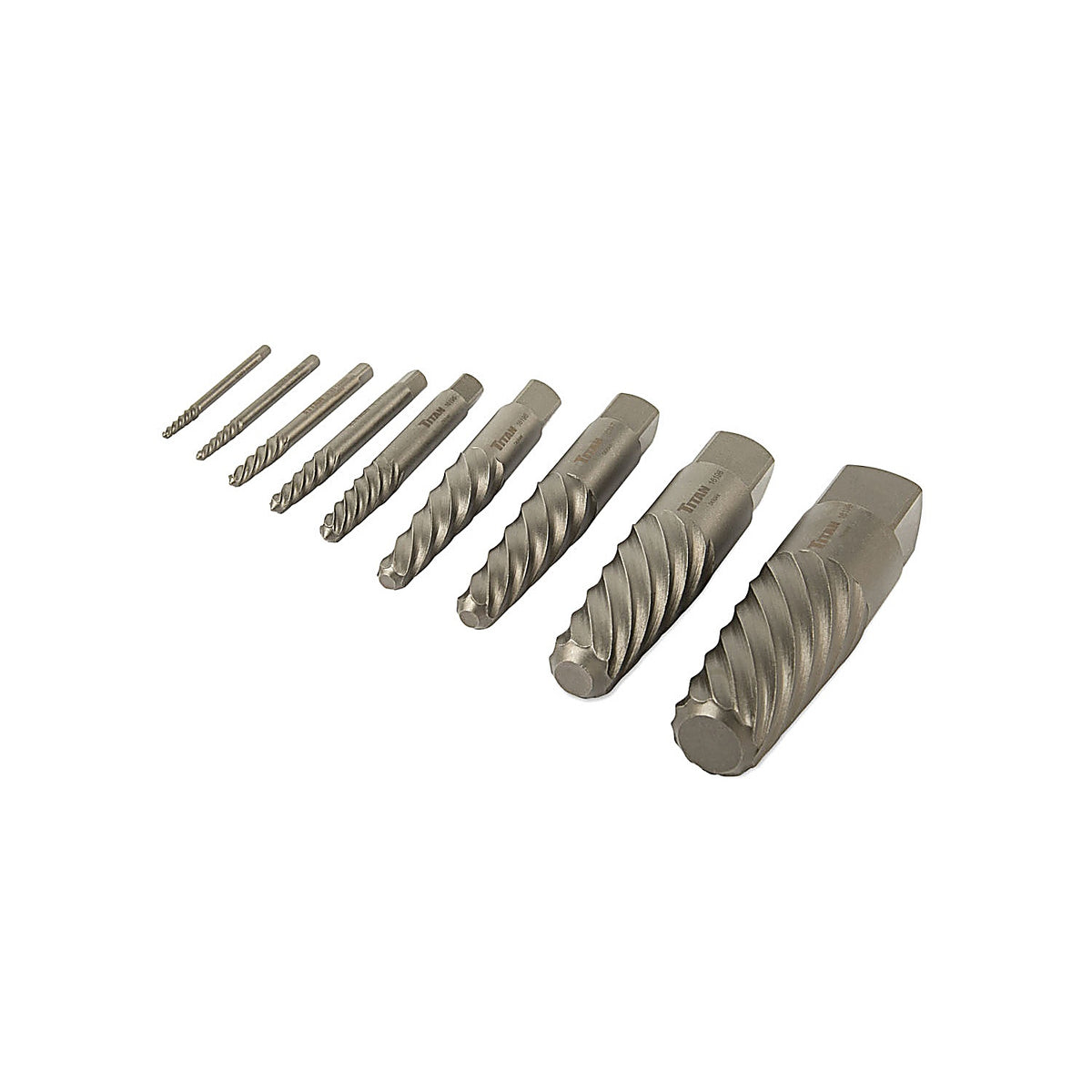 Titan - 16082 - 9 pc. Screw Extractor Set