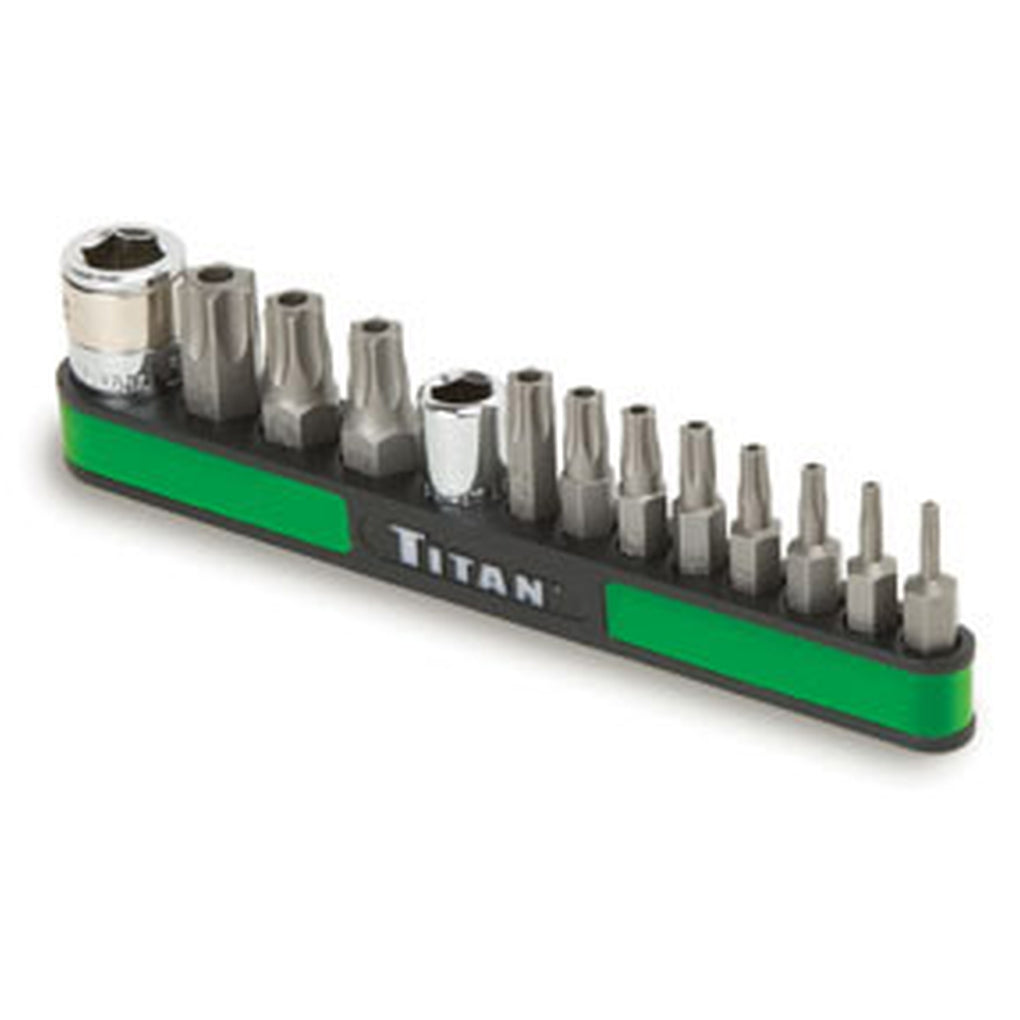 Titan - 16113 - 13 Pc. Tamperproof Torx Bit Socket Set