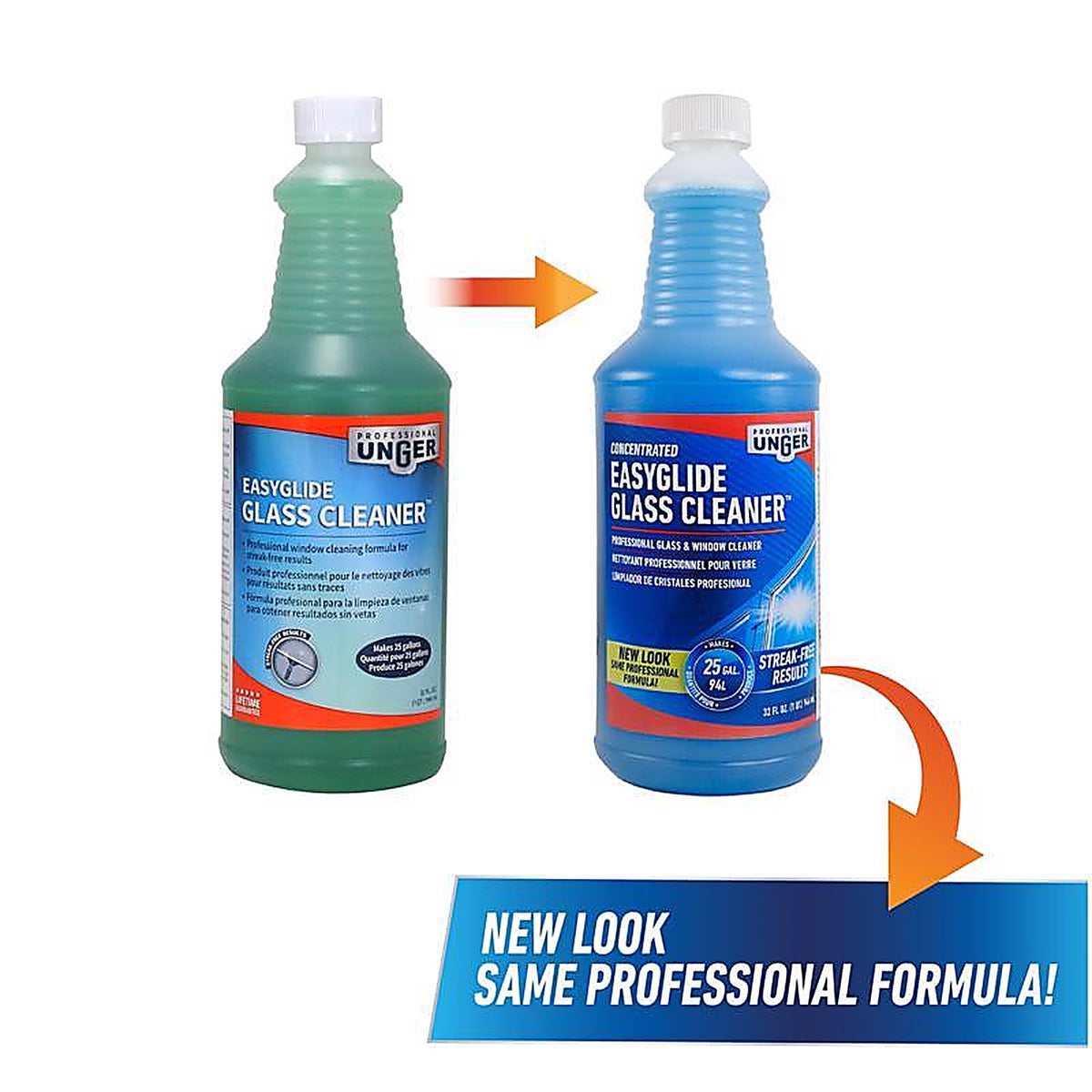 Unger - 0400 - EasyGlide No Scent Glass Cleaner 32 oz Liquid