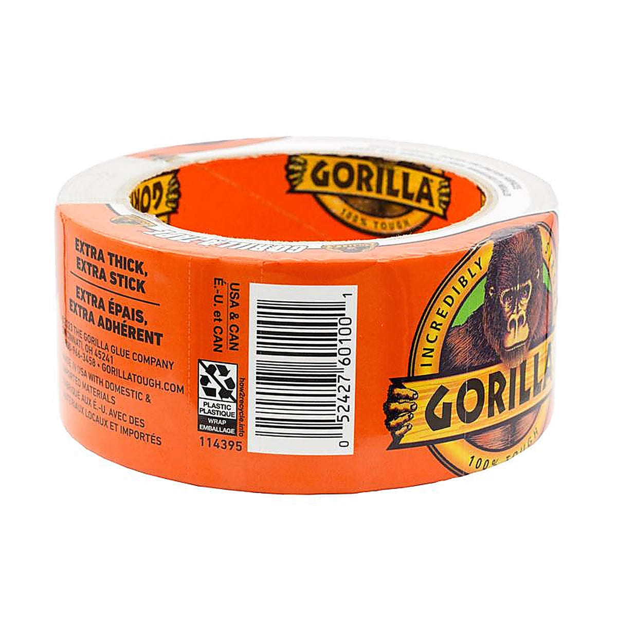 Gorilla - 6010002 - 1.88 in. W x 10 yd. L Tape White