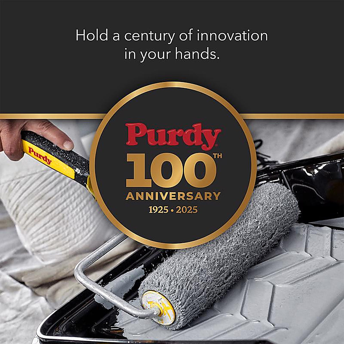 Purdy - 14A770014 - Revolution 12 in. W Jumbo Mini Paint Roller Frame Threaded End