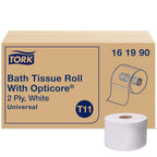 Tork - 161990 - Universal Bath Tissue Roll with OptiCore - 36/Case