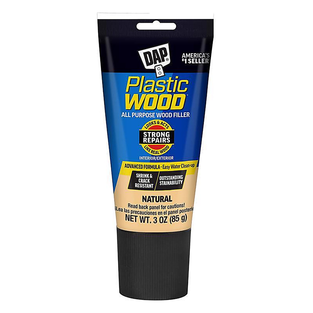 DAP - 7079800580 - Plastic Wood Natural Wood Filler 3 oz
