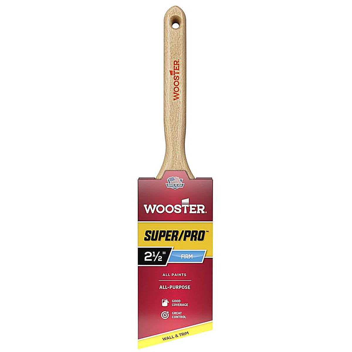 Wooster - J4112-2 1/2 - Super/Pro 2-1/2 in. Angle Paint Brush