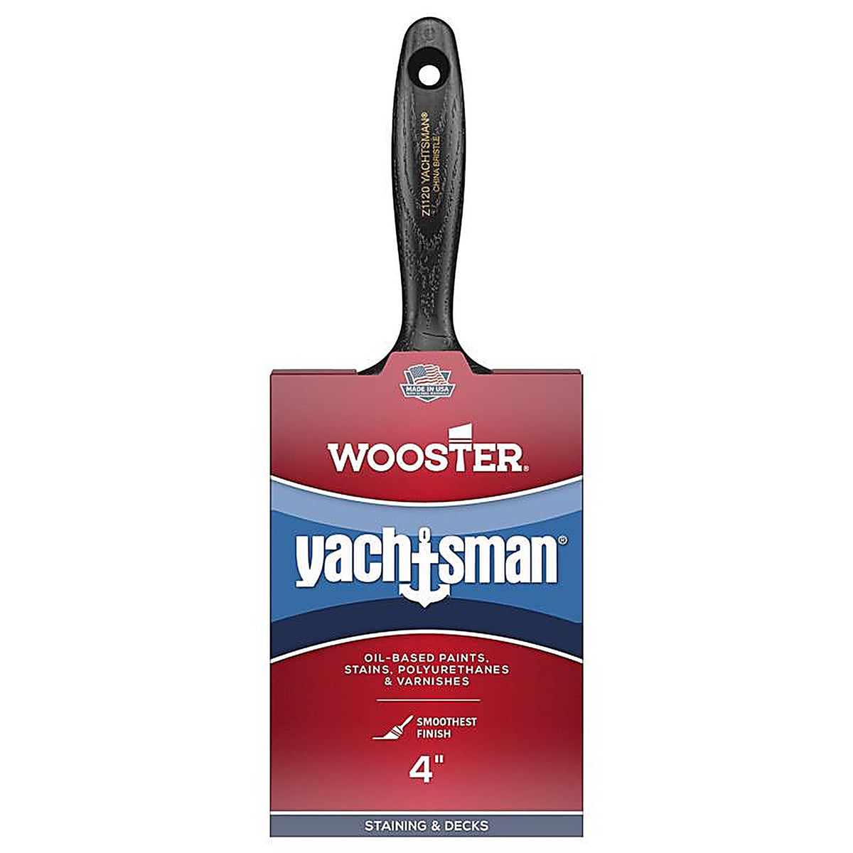 Wooster - Z1120-4 - Yachtsman 4 in. Chiseled Oil-Based Paint Brush