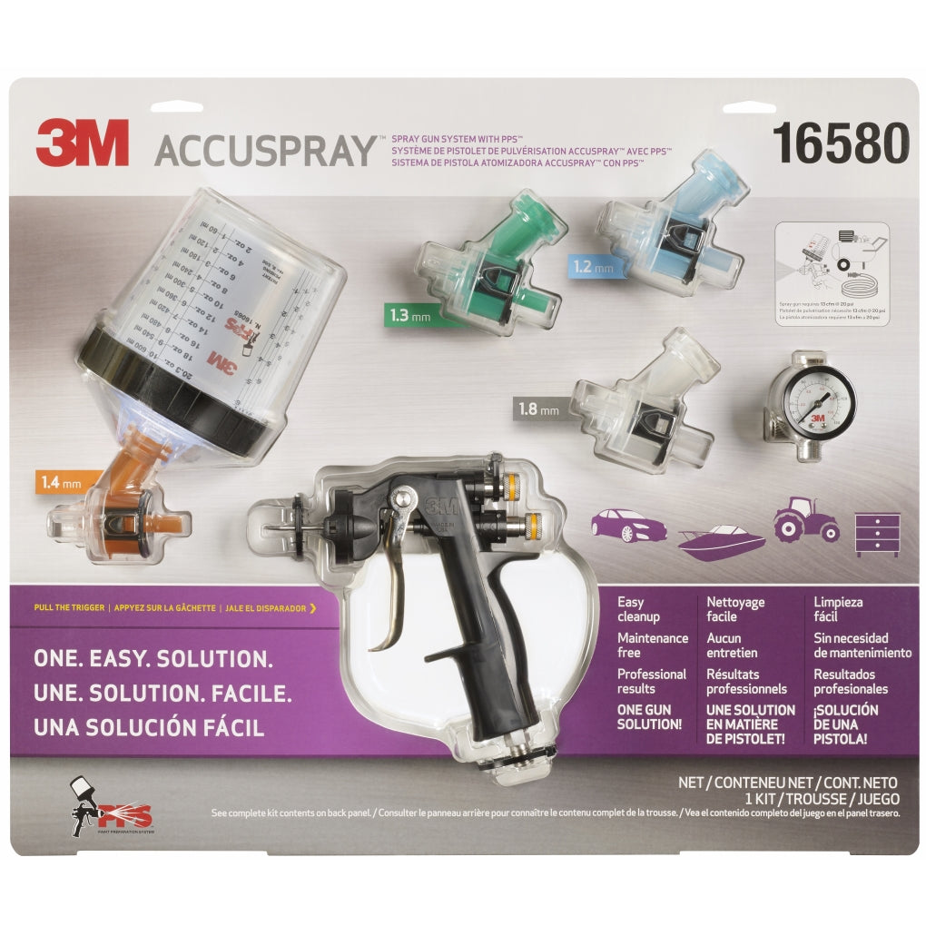 3M - 16580 - Accuspray ONE Spray Gun System with Standard PPS - 60455086797
