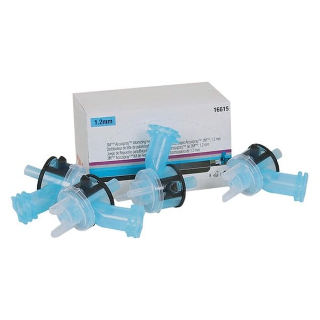 3M - 16615 - Accuspray Atomizing Head, Blue, 1.2 mm, 4 atomizing heads per kit - 60455080998