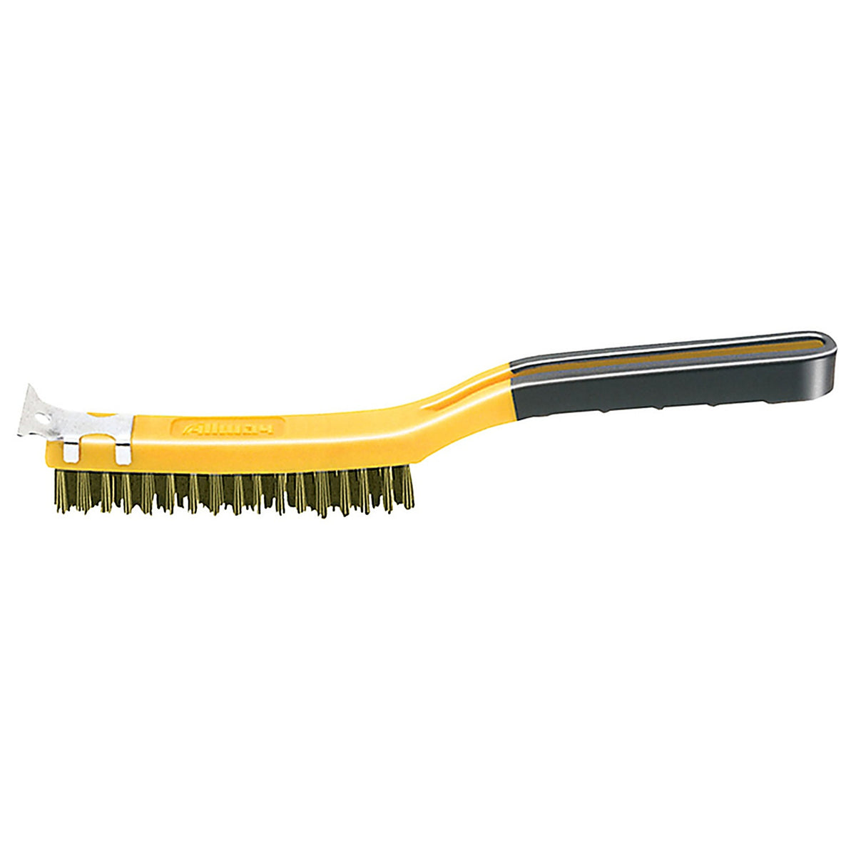 Allway - SB319/BB - 14 in. L Brass Wire Brush with Scraper
