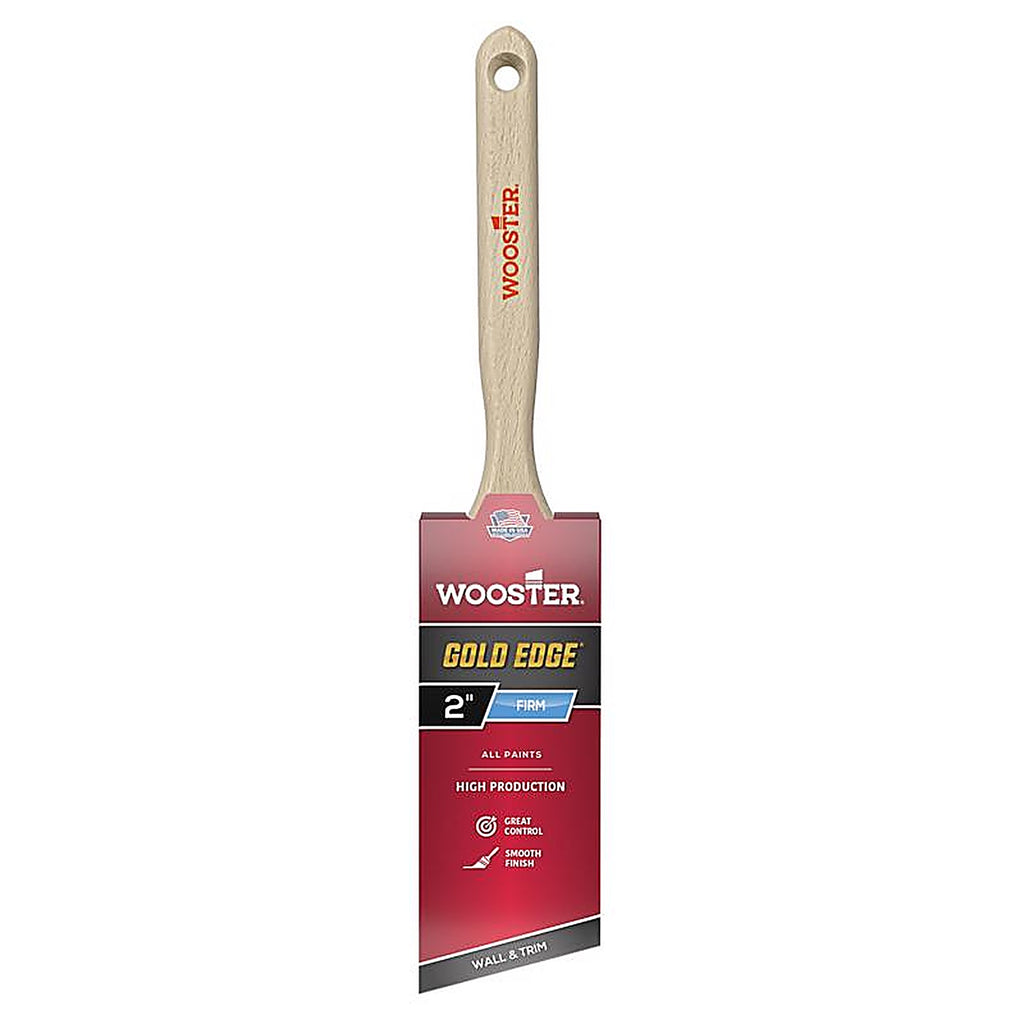 Wooster - 5231-2 - Gold Edge 2 in. W Angle Paint Brush