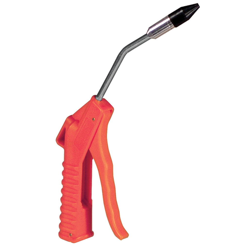 Astro Pneumatic - 1718 - Orange Deluxe 4 in Air Blow Gun with 1/2 in Removable Rubber Tip