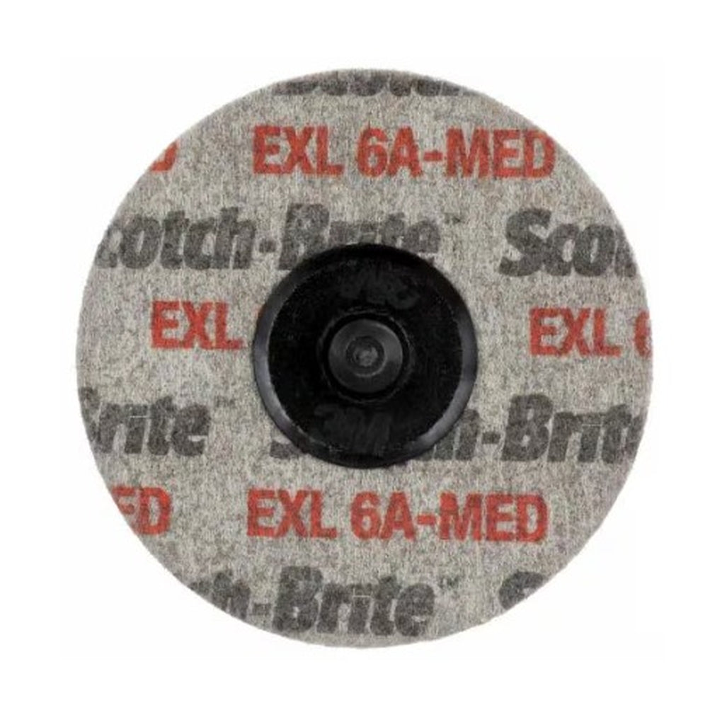 3M|17185|Scotch-Brite Roloc EXL Unitized Wheel, XL-UR, 6A Medium, TR, 3 in