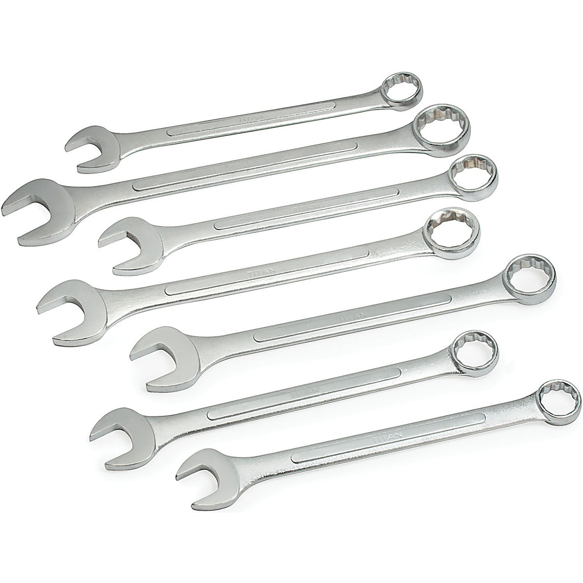 Titan - 17289 - 7pc MM Jumbo Combination Wrench Set