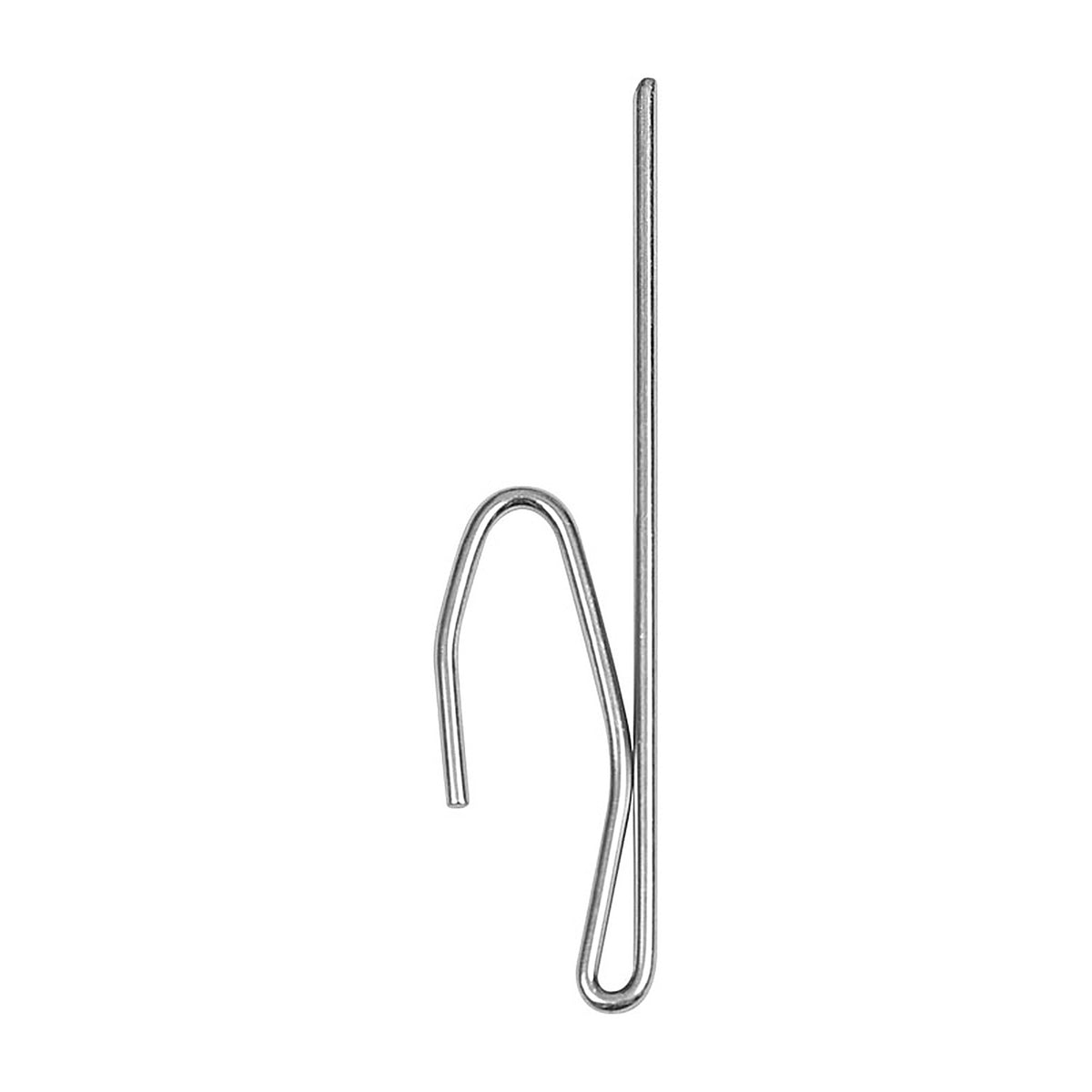 Kenney - KN1007 - Silver Pin On Hook 3 in. L