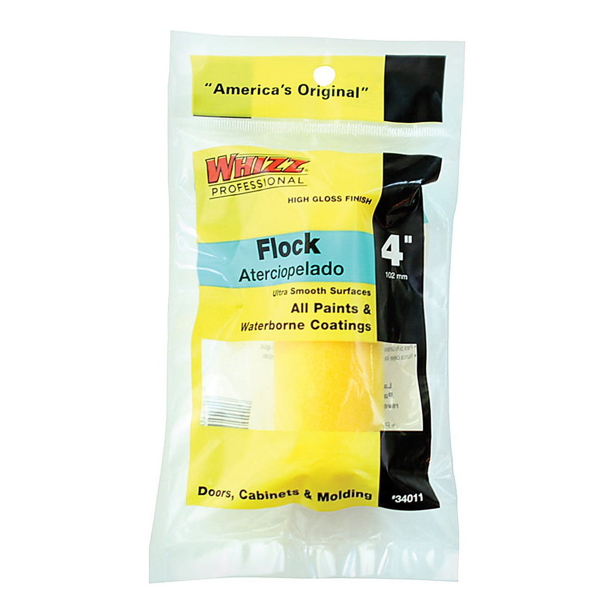 Whizz - 34011 - Flock 4 in. W x 1/2 in. Mini Paint Roller Cover - 1/Pack