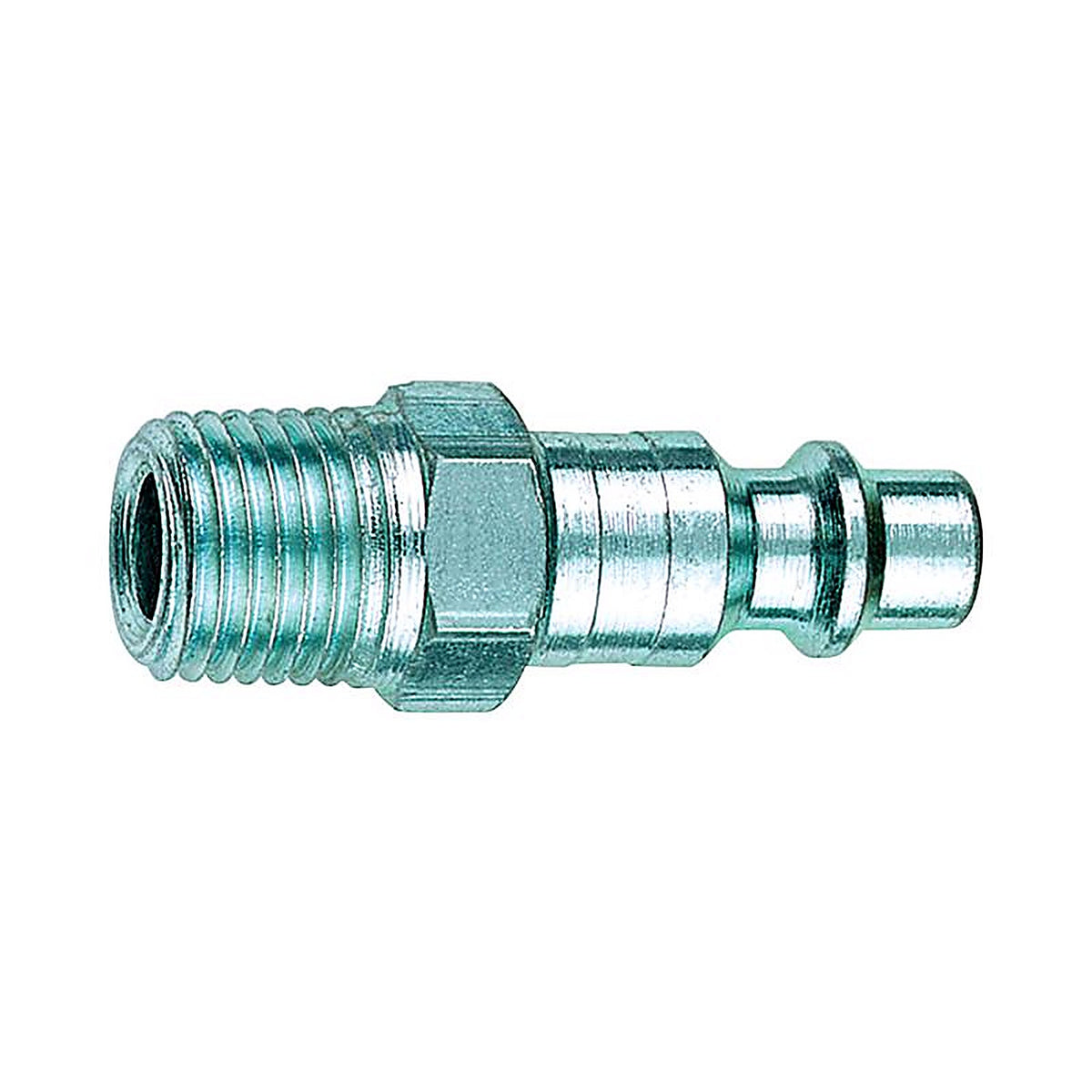Tru-Flate - 12-523 - Steel 3/8 in. I/M Style Plug 1/4 in. Male 1/pc.