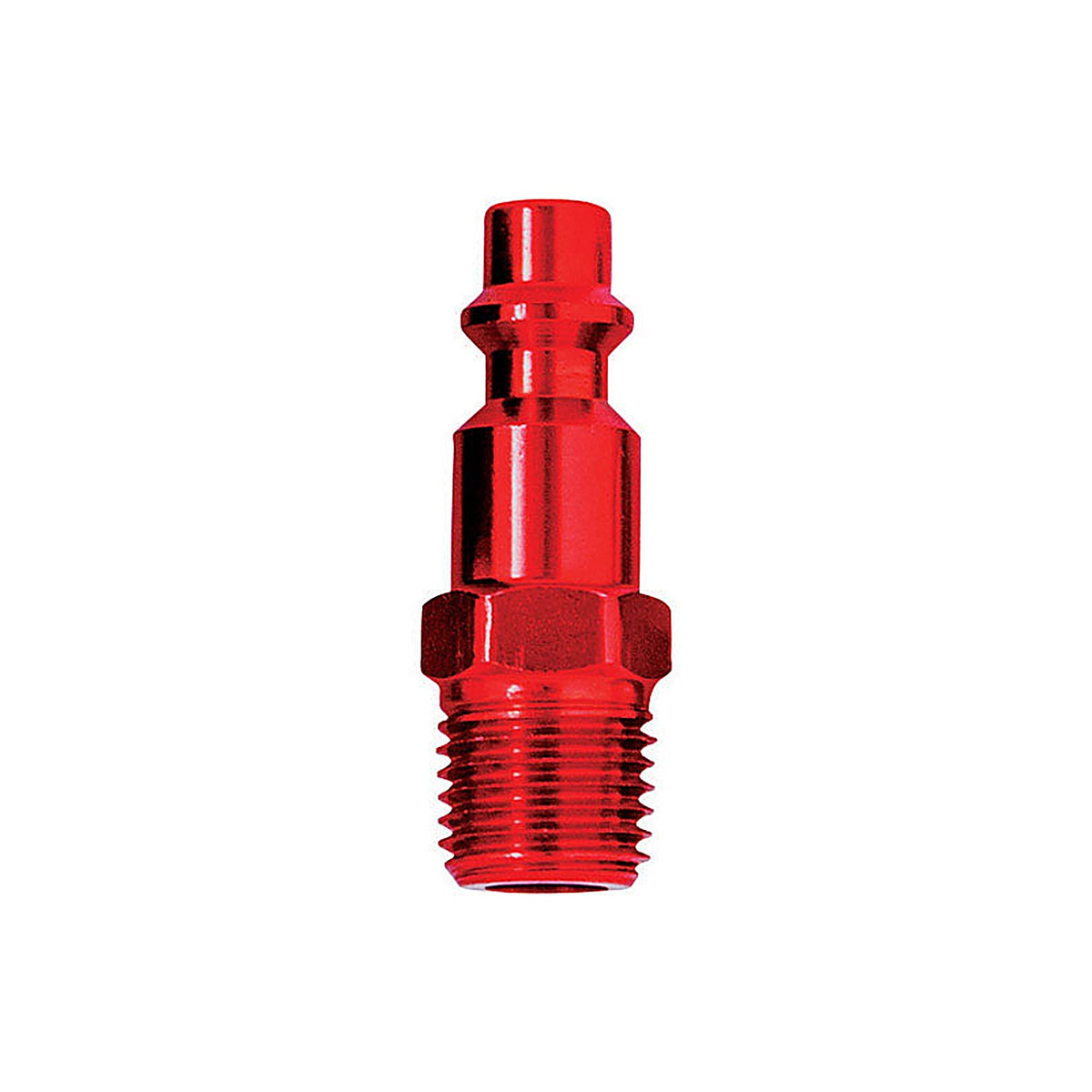 Tru-Flate - TRFL12224R - Tru-Match Aluminum I/M Style Plug 1/4 in. Male 1 pc