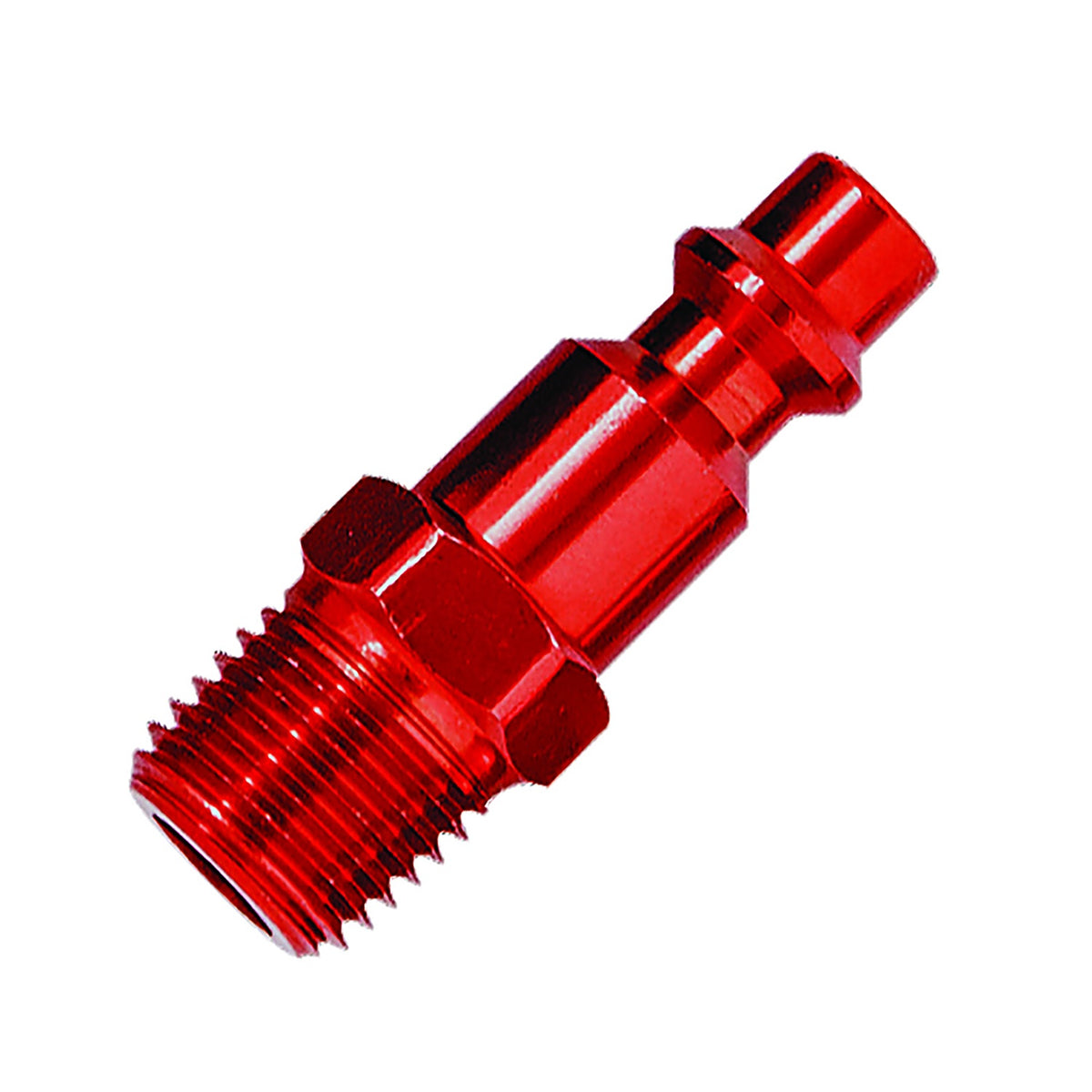 Tru-Flate - TRFL12224R - Tru-Match Aluminum I/M Style Plug 1/4 in. Male 1 pc