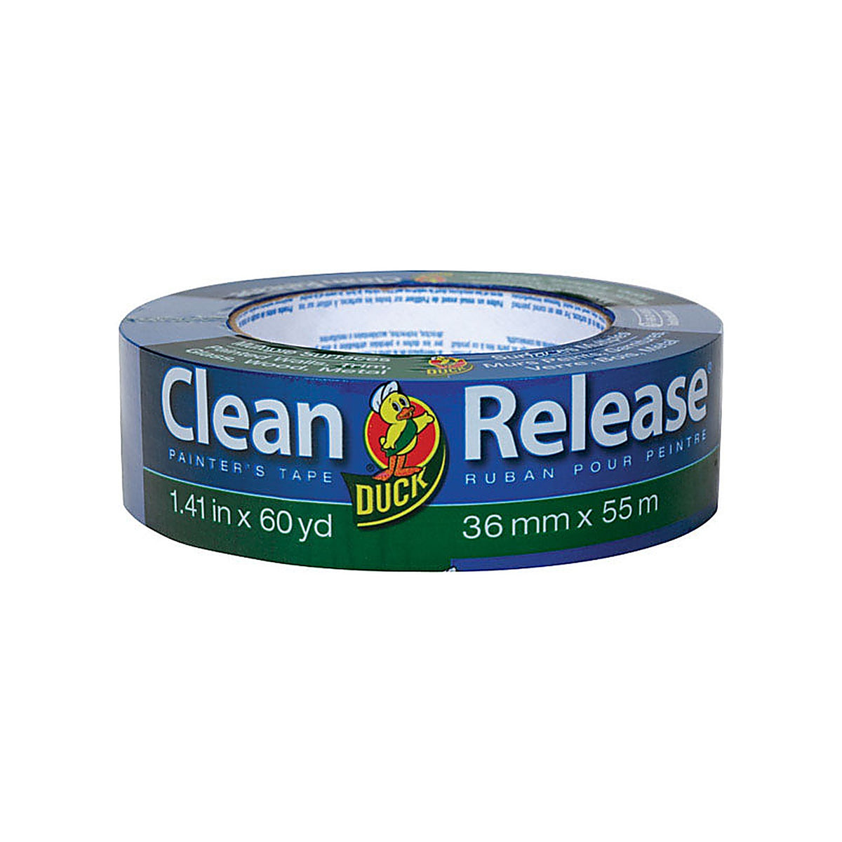 Duck - 240194 - Clean Release 1.41 in. W x 60 yd L Blue Medium Strength Painter's Tape 1 pk