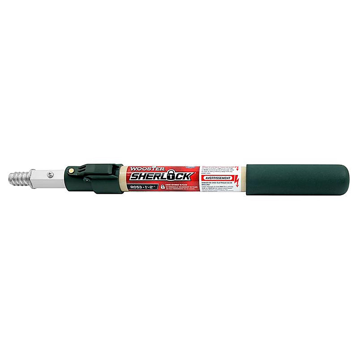 Wooster - R053 - Sherlock Telescoping 1-2 ft. L X 1.86 in. D Aluminum/Fiberglass Extension Pole