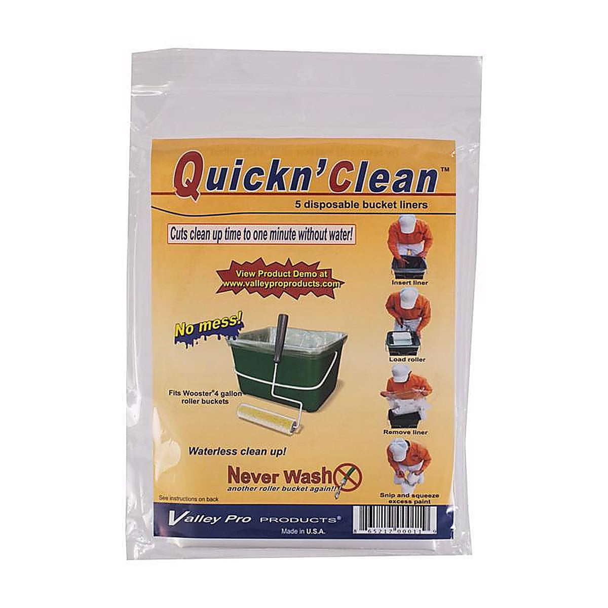 Wooster - R471 - Quickn Clean Clear 4 gal Liner
